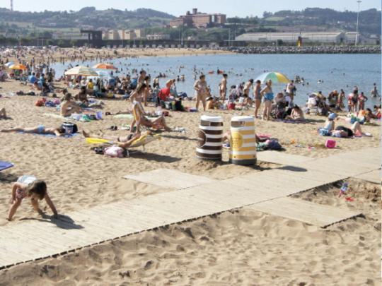Brisas Del Norte Gijon Bagian luar foto
