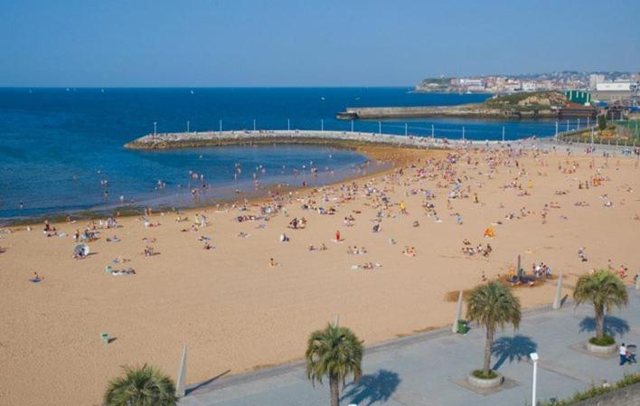 Brisas Del Norte Gijon Bagian luar foto